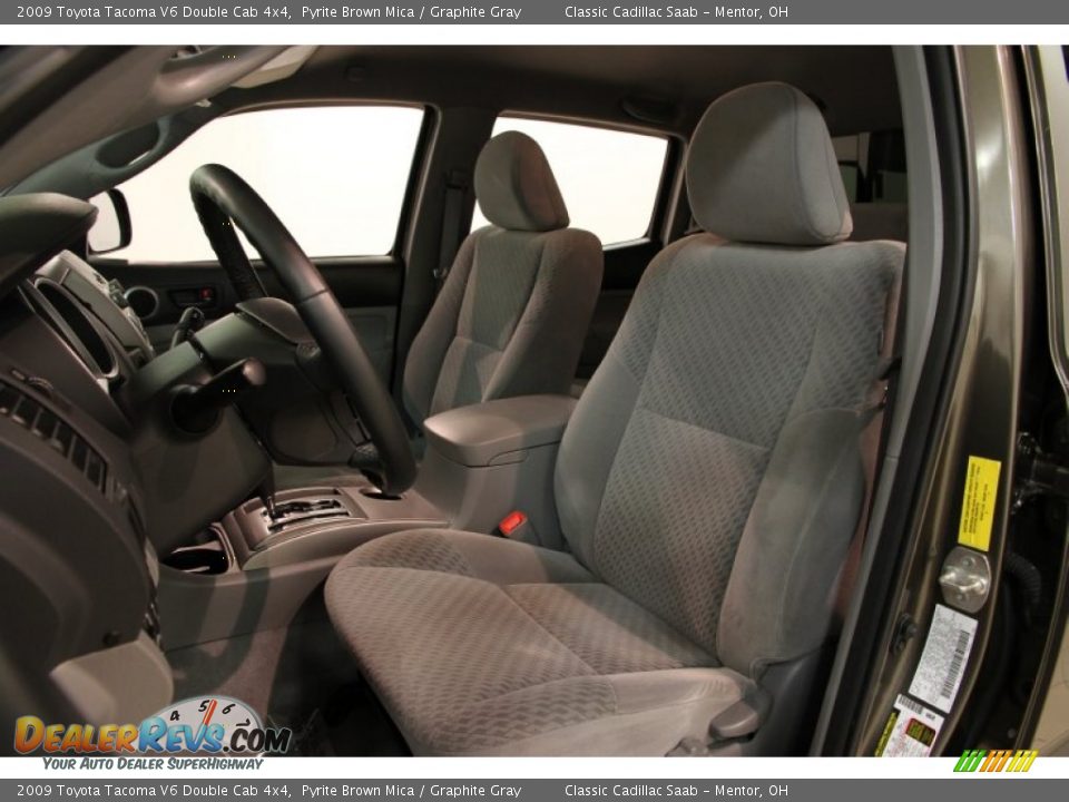 2009 Toyota Tacoma V6 Double Cab 4x4 Pyrite Brown Mica / Graphite Gray Photo #5