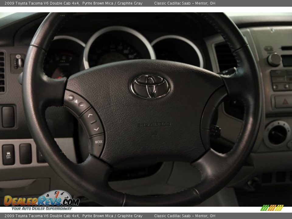 2009 Toyota Tacoma V6 Double Cab 4x4 Pyrite Brown Mica / Graphite Gray Photo #6