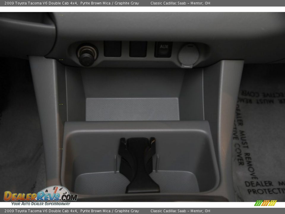 2009 Toyota Tacoma V6 Double Cab 4x4 Pyrite Brown Mica / Graphite Gray Photo #11