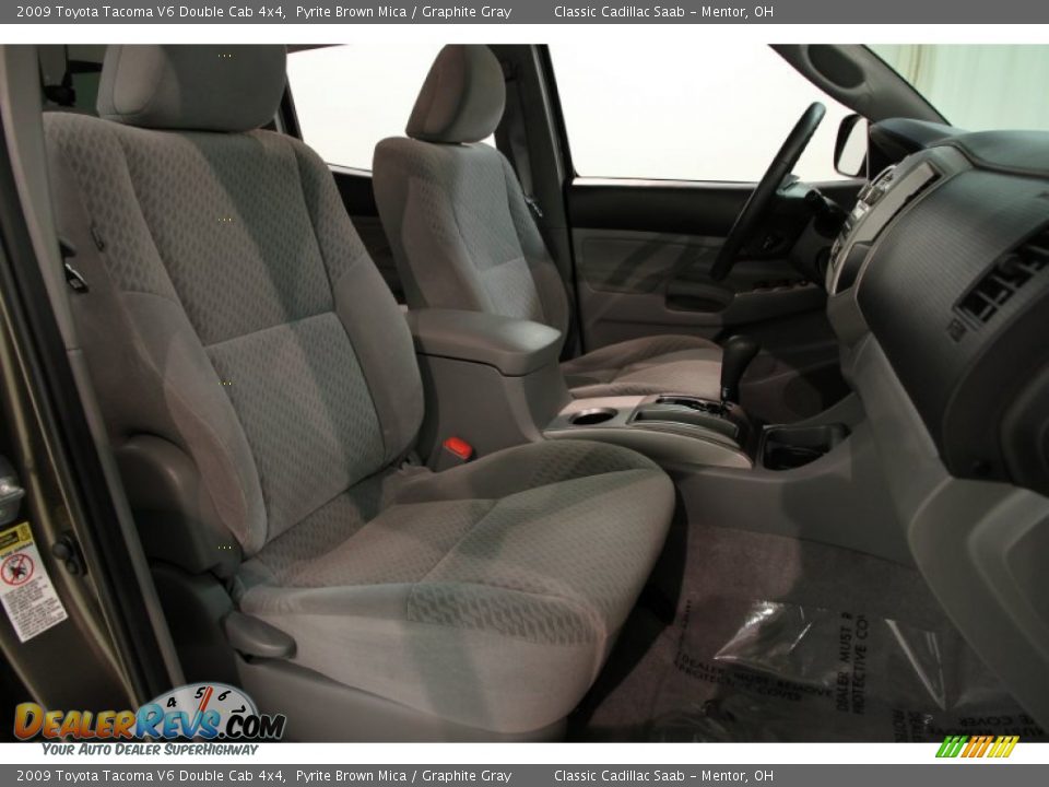 2009 Toyota Tacoma V6 Double Cab 4x4 Pyrite Brown Mica / Graphite Gray Photo #13
