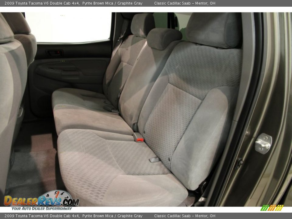 2009 Toyota Tacoma V6 Double Cab 4x4 Pyrite Brown Mica / Graphite Gray Photo #15