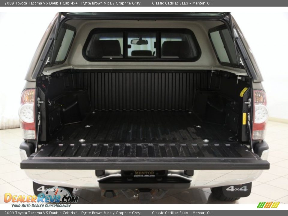 2009 Toyota Tacoma V6 Double Cab 4x4 Pyrite Brown Mica / Graphite Gray Photo #16