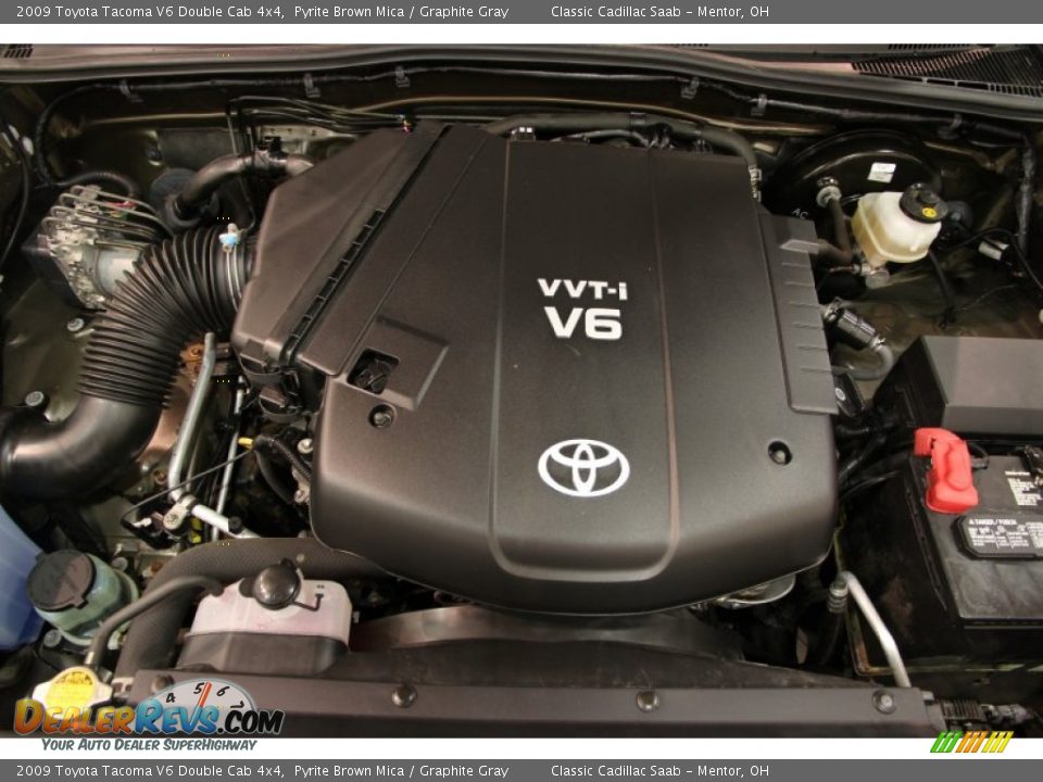 2009 Toyota Tacoma V6 Double Cab 4x4 Pyrite Brown Mica / Graphite Gray Photo #17