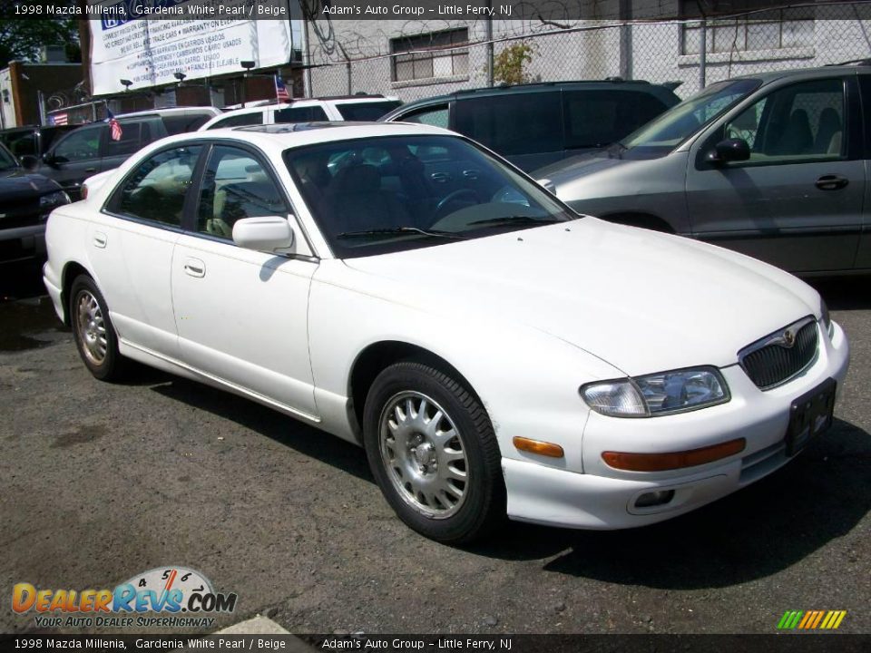 1998 Mazda Millenia Gardenia White Pearl / Beige Photo #3