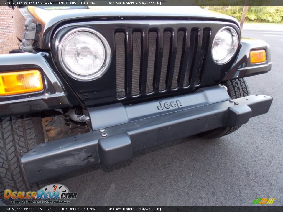 2006 Jeep Wrangler SE 4x4 Black / Dark Slate Gray Photo #10