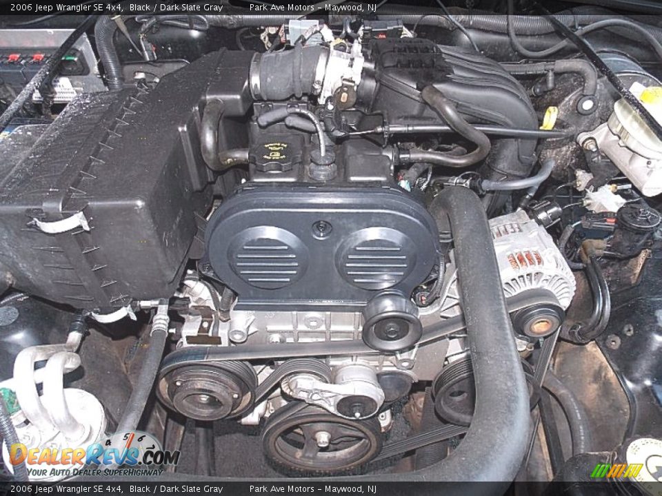 2006 Jeep Wrangler SE 4x4 Black / Dark Slate Gray Photo #12
