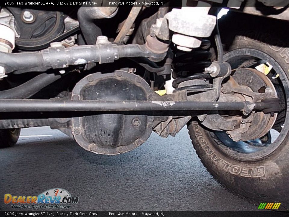 2006 Jeep Wrangler SE 4x4 Black / Dark Slate Gray Photo #14