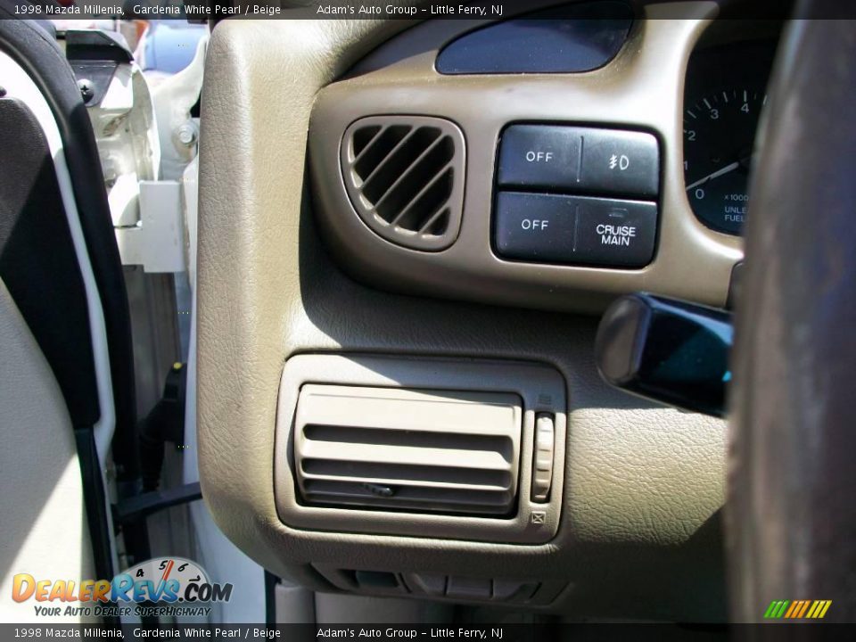 1998 Mazda Millenia Gardenia White Pearl / Beige Photo #15