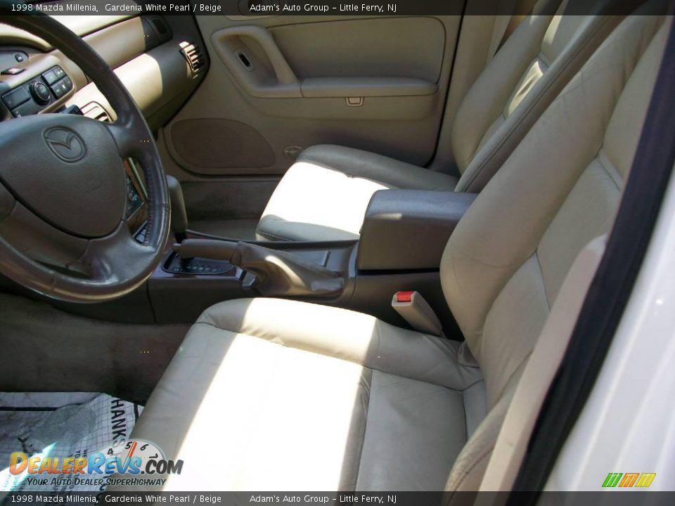1998 Mazda Millenia Gardenia White Pearl / Beige Photo #16