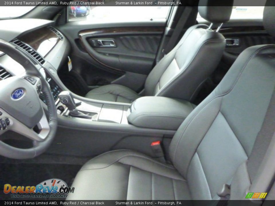 2014 Ford Taurus Limited AWD Ruby Red / Charcoal Black Photo #8