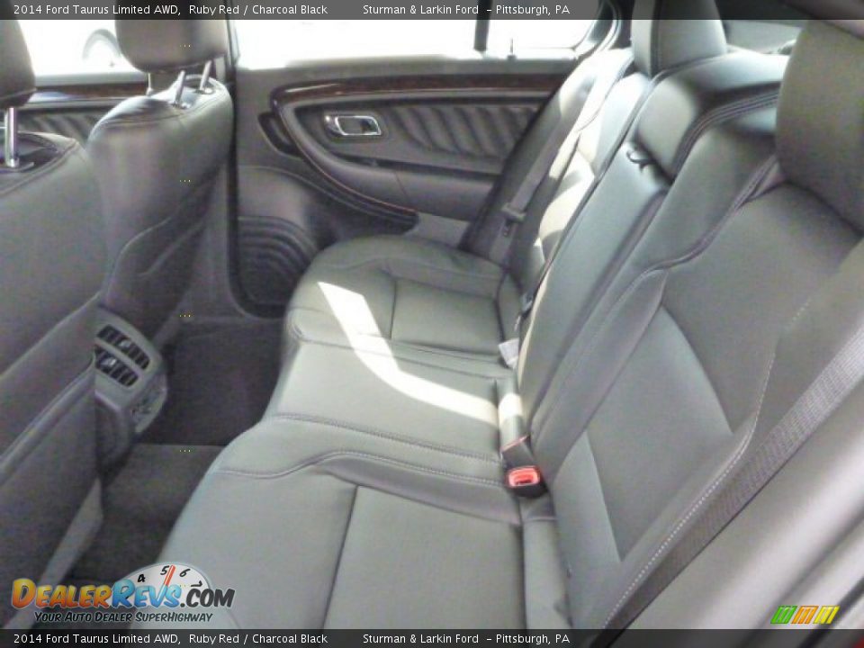 2014 Ford Taurus Limited AWD Ruby Red / Charcoal Black Photo #9
