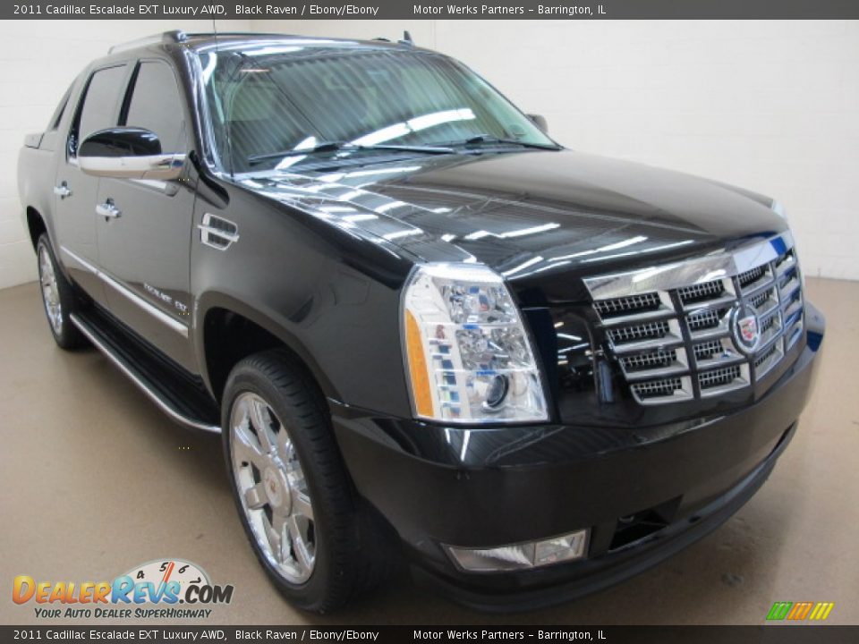 2011 Cadillac Escalade EXT Luxury AWD Black Raven / Ebony/Ebony Photo #1