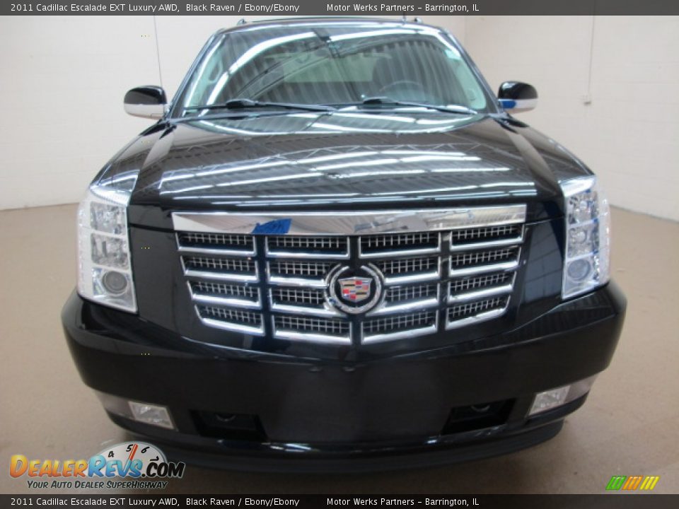 2011 Cadillac Escalade EXT Luxury AWD Black Raven / Ebony/Ebony Photo #2