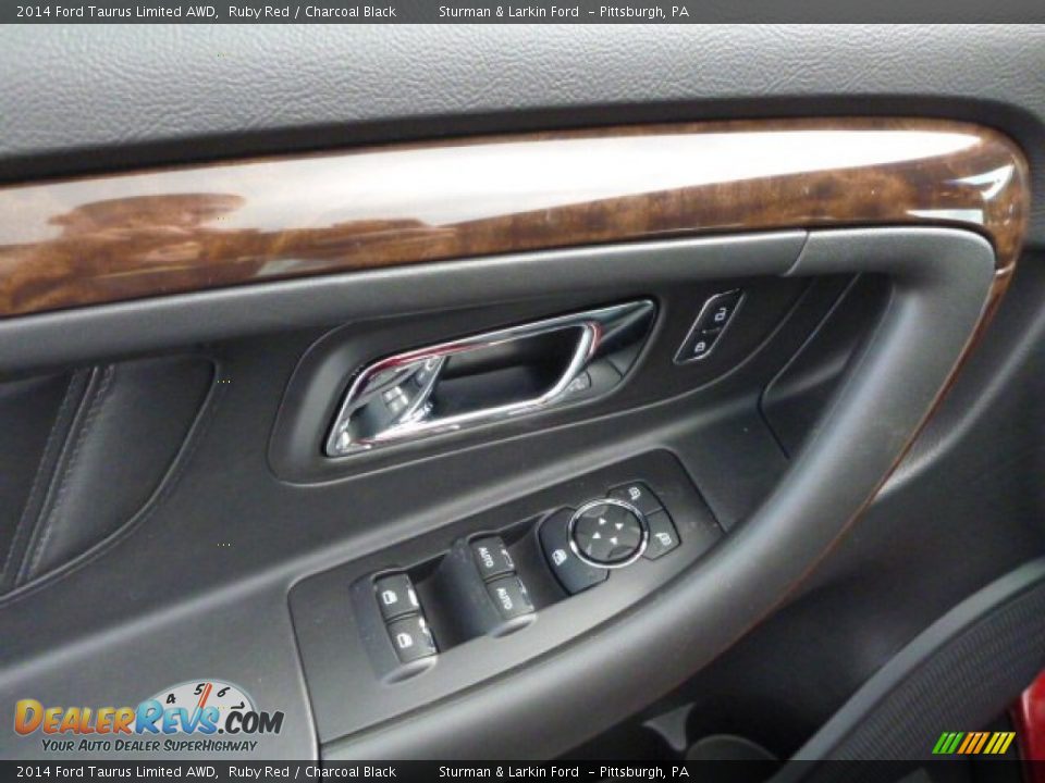 2014 Ford Taurus Limited AWD Ruby Red / Charcoal Black Photo #11