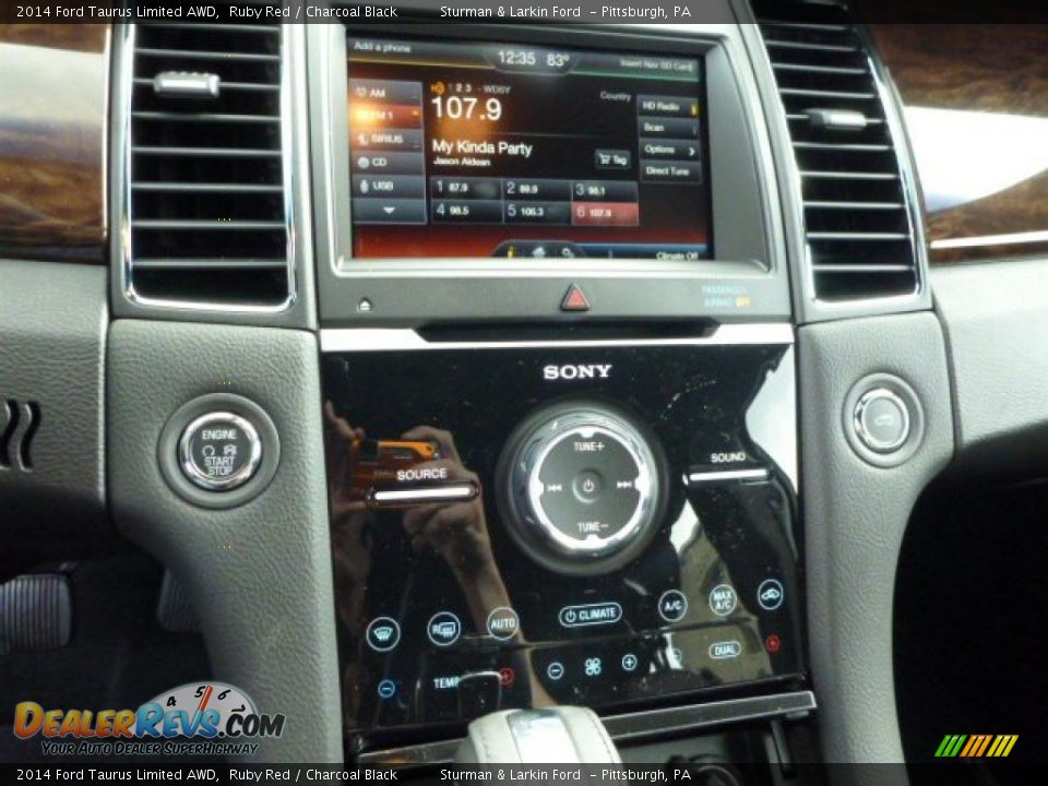 2014 Ford Taurus Limited AWD Ruby Red / Charcoal Black Photo #13