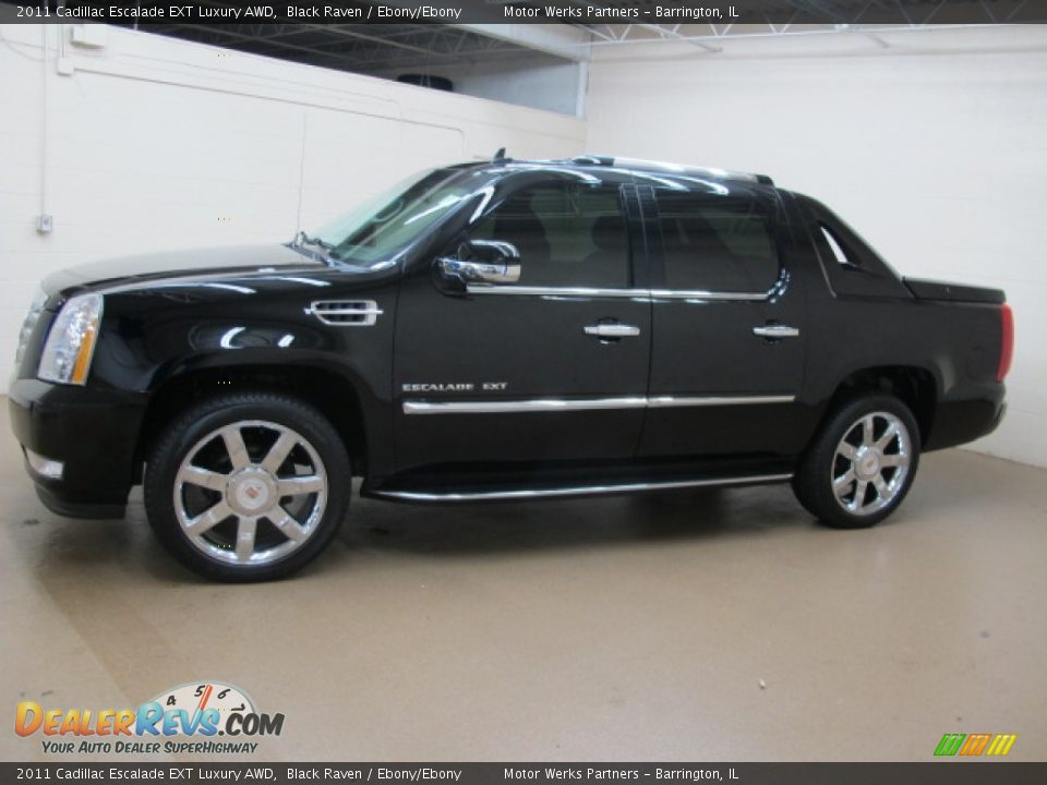 2011 Cadillac Escalade EXT Luxury AWD Black Raven / Ebony/Ebony Photo #5