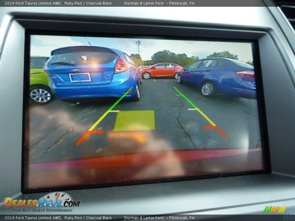 2014 Ford Taurus Limited AWD Ruby Red / Charcoal Black Photo #14