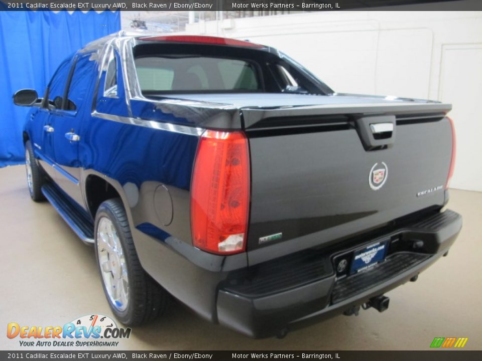 2011 Cadillac Escalade EXT Luxury AWD Black Raven / Ebony/Ebony Photo #6