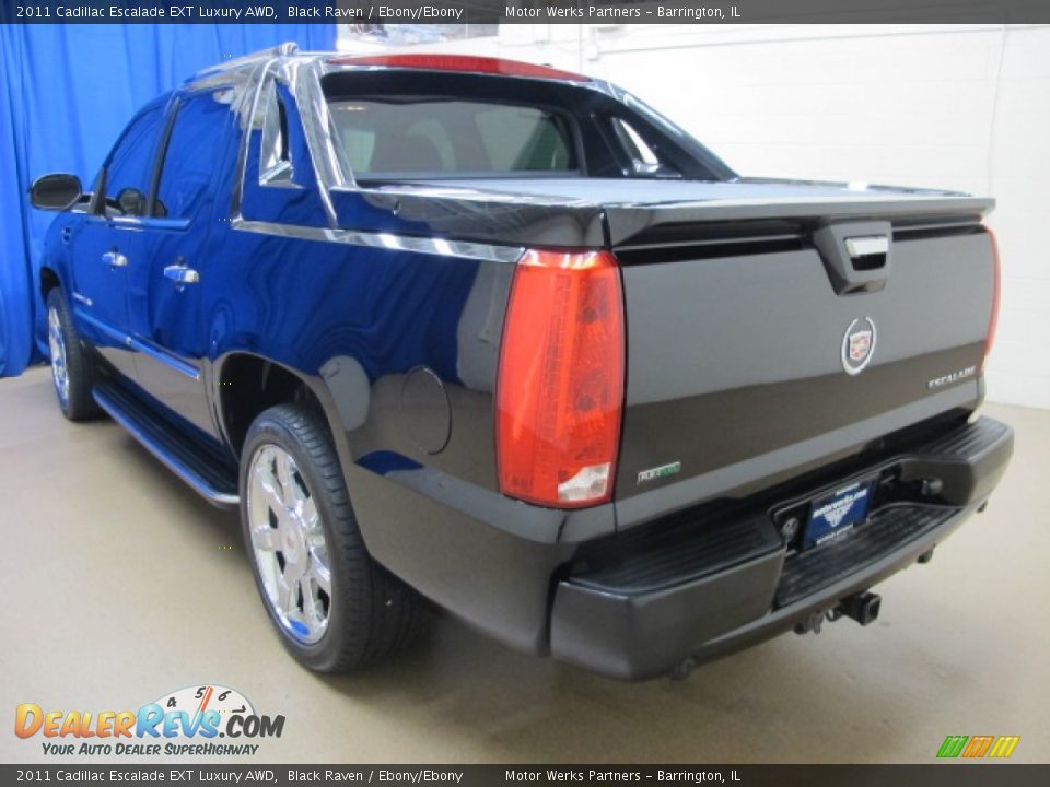 2011 Cadillac Escalade EXT Luxury AWD Black Raven / Ebony/Ebony Photo #7
