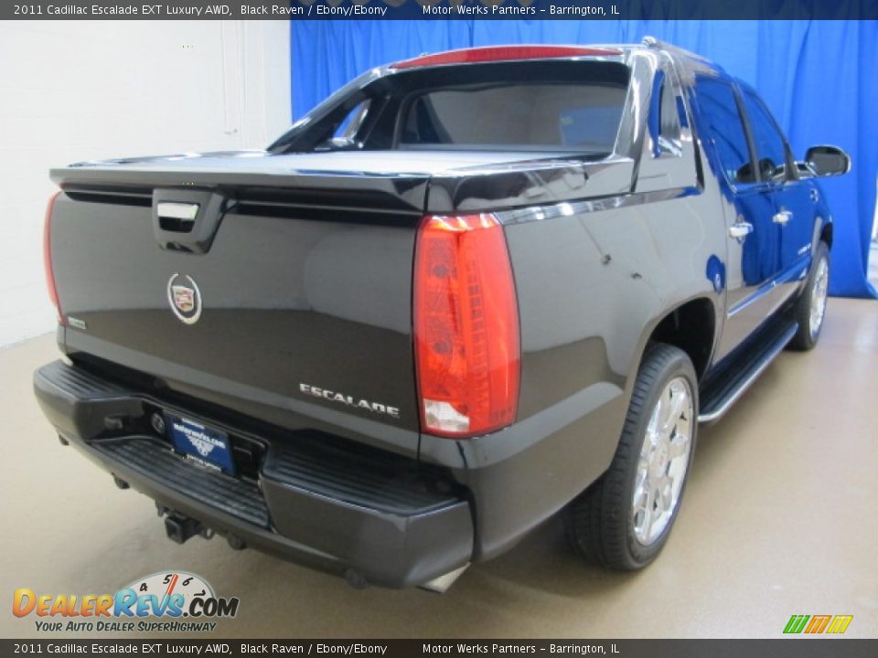 2011 Cadillac Escalade EXT Luxury AWD Black Raven / Ebony/Ebony Photo #10