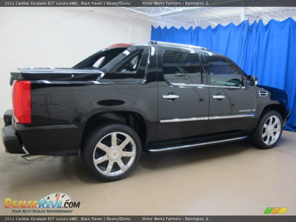 2011 Cadillac Escalade EXT Luxury AWD Black Raven / Ebony/Ebony Photo #11