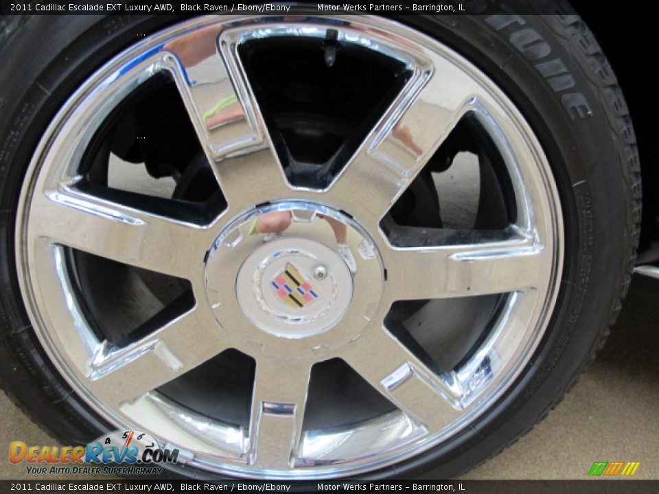 2011 Cadillac Escalade EXT Luxury AWD Black Raven / Ebony/Ebony Photo #13