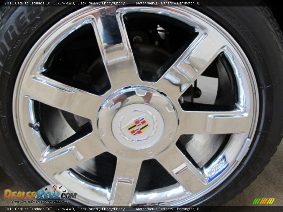 2011 Cadillac Escalade EXT Luxury AWD Black Raven / Ebony/Ebony Photo #14