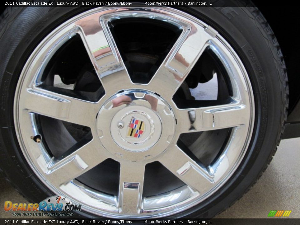 2011 Cadillac Escalade EXT Luxury AWD Black Raven / Ebony/Ebony Photo #16