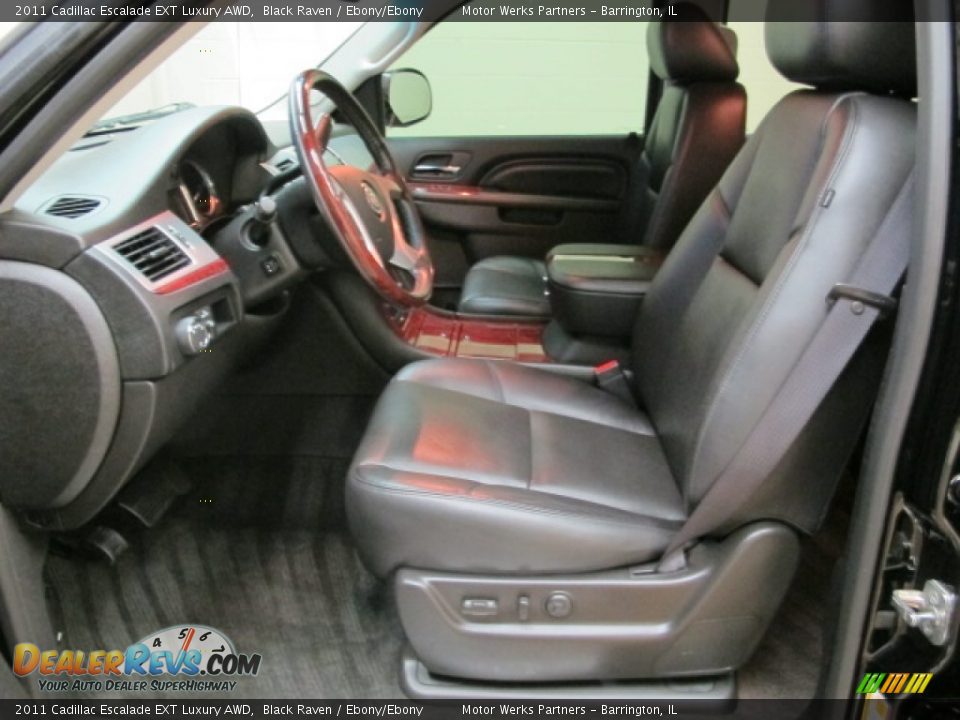 2011 Cadillac Escalade EXT Luxury AWD Black Raven / Ebony/Ebony Photo #18