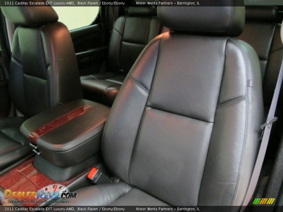 2011 Cadillac Escalade EXT Luxury AWD Black Raven / Ebony/Ebony Photo #19