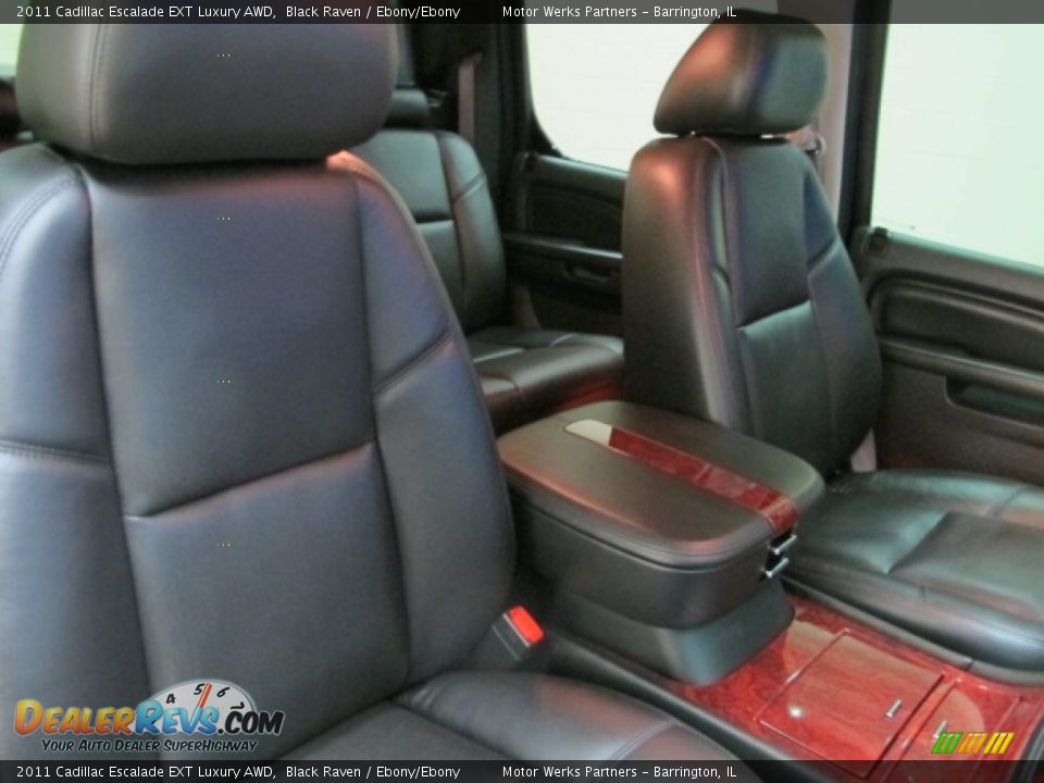 2011 Cadillac Escalade EXT Luxury AWD Black Raven / Ebony/Ebony Photo #25