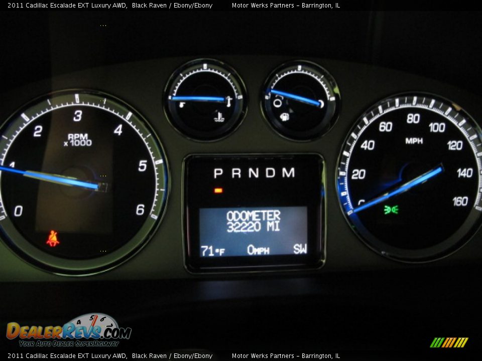 2011 Cadillac Escalade EXT Luxury AWD Black Raven / Ebony/Ebony Photo #29