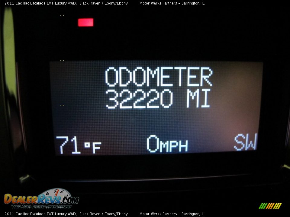 2011 Cadillac Escalade EXT Luxury AWD Black Raven / Ebony/Ebony Photo #30