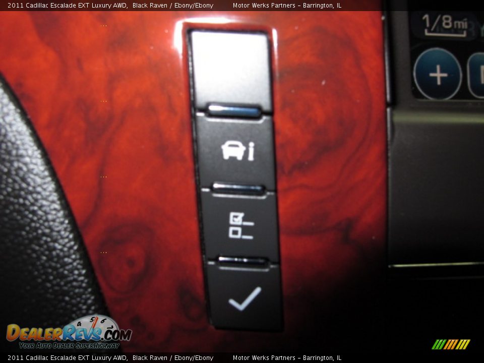 2011 Cadillac Escalade EXT Luxury AWD Black Raven / Ebony/Ebony Photo #36