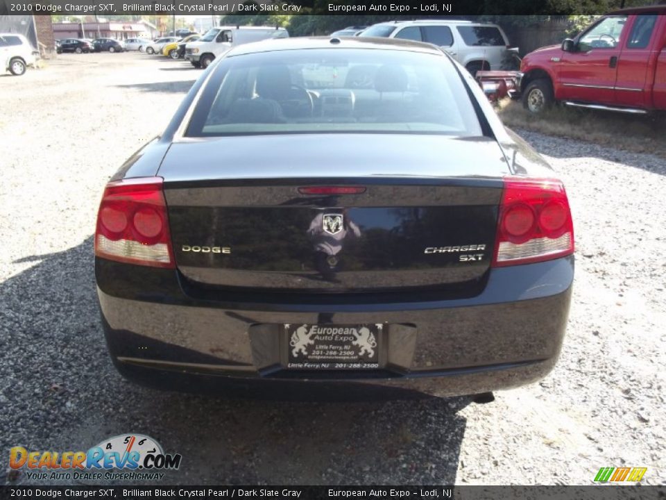 2010 Dodge Charger SXT Brilliant Black Crystal Pearl / Dark Slate Gray Photo #5