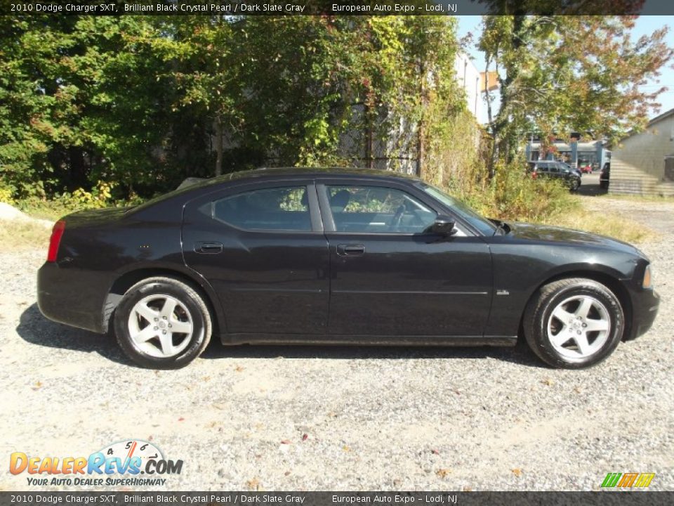 2010 Dodge Charger SXT Brilliant Black Crystal Pearl / Dark Slate Gray Photo #6