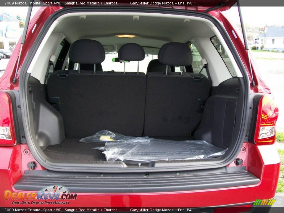 2009 Mazda Tribute i Sport 4WD Sangria Red Metallic / Charcoal Photo #5