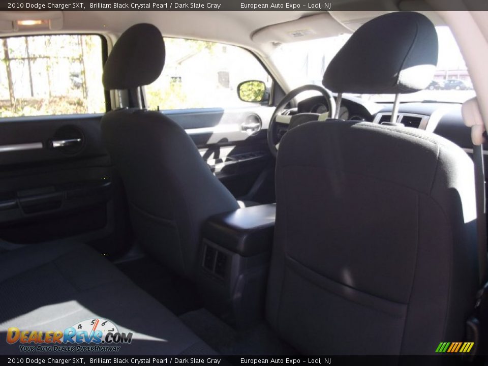 2010 Dodge Charger SXT Brilliant Black Crystal Pearl / Dark Slate Gray Photo #12