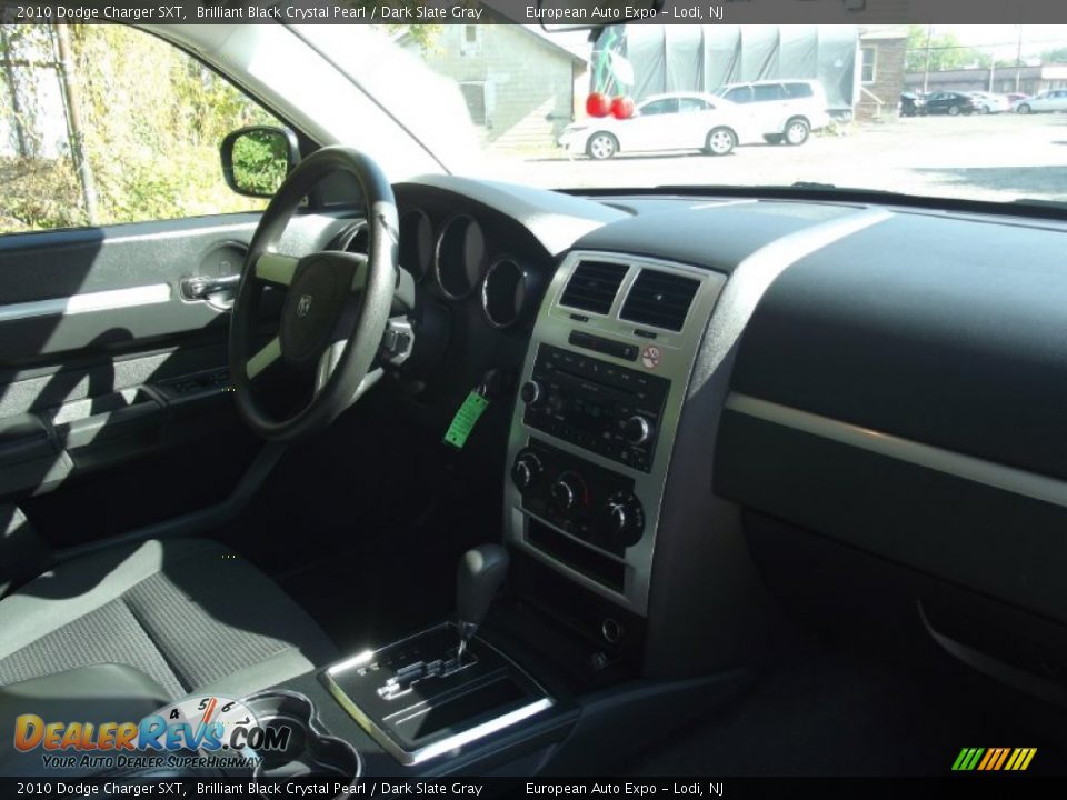 2010 Dodge Charger SXT Brilliant Black Crystal Pearl / Dark Slate Gray Photo #14