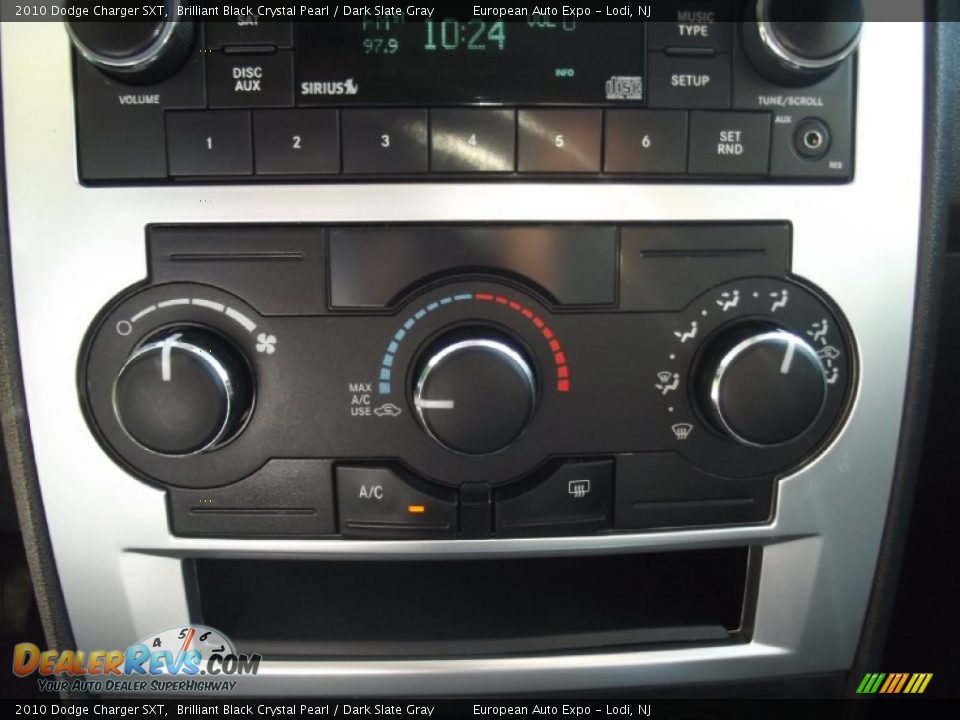 2010 Dodge Charger SXT Brilliant Black Crystal Pearl / Dark Slate Gray Photo #28