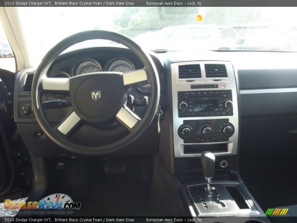 2010 Dodge Charger SXT Brilliant Black Crystal Pearl / Dark Slate Gray Photo #33