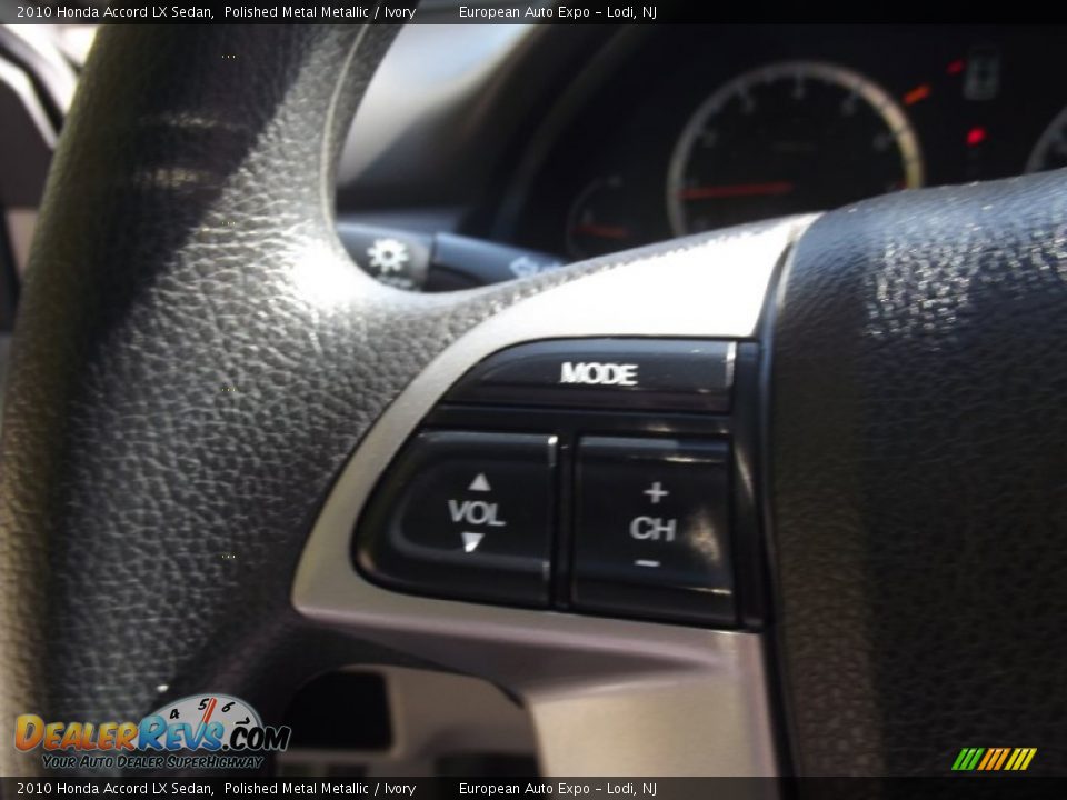 2010 Honda Accord LX Sedan Polished Metal Metallic / Ivory Photo #21