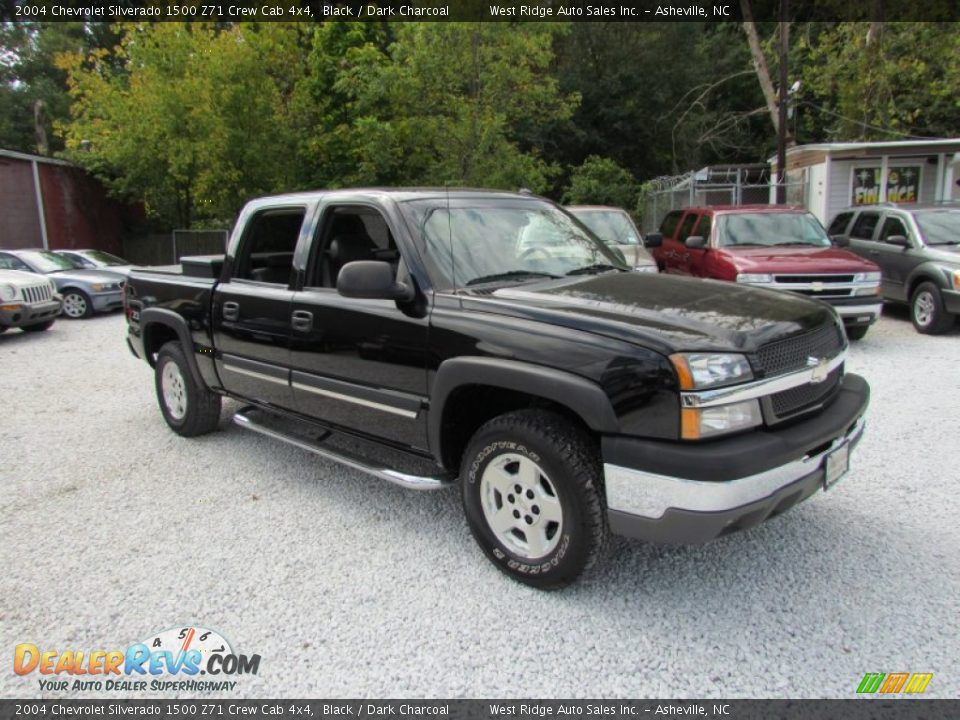 2004 Chevrolet Silverado 1500 Z71 Crew Cab 4x4 Black / Dark Charcoal Photo #1
