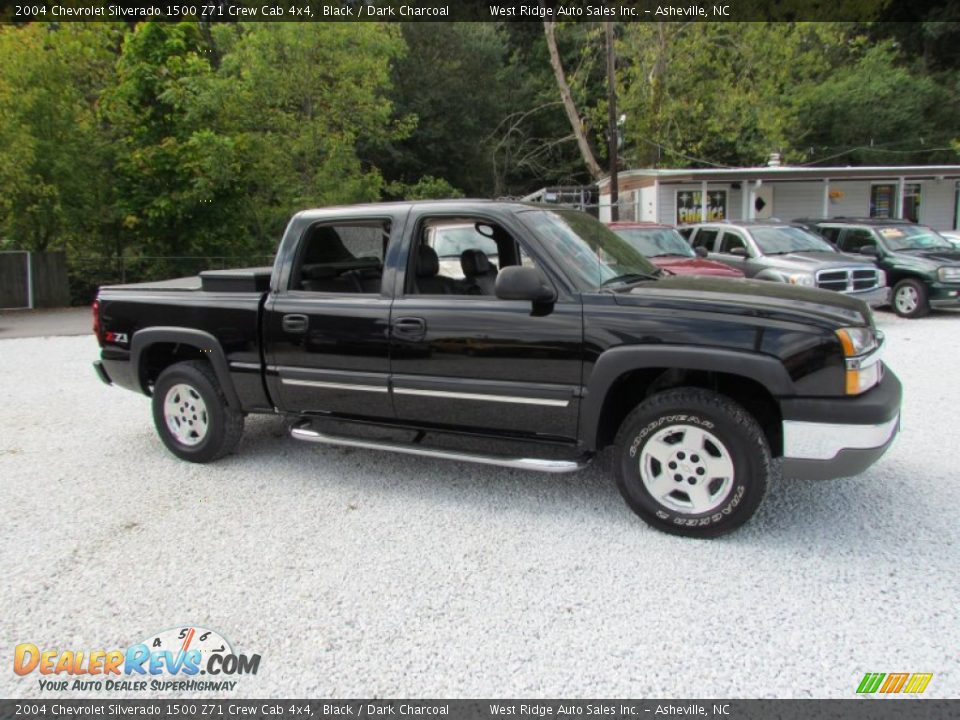 2004 Chevrolet Silverado 1500 Z71 Crew Cab 4x4 Black / Dark Charcoal Photo #2