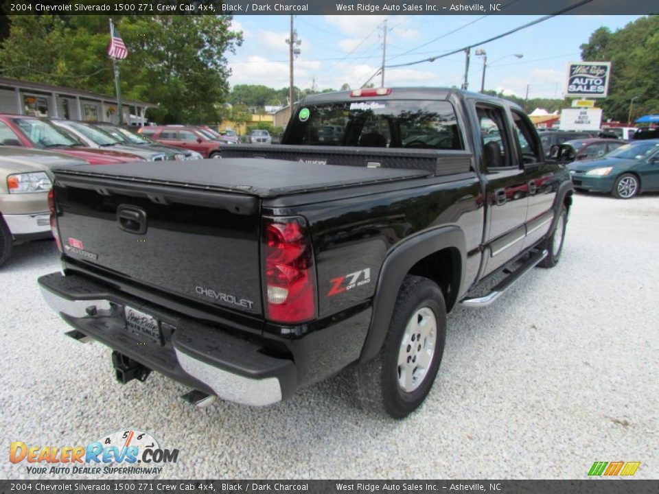 2004 Chevrolet Silverado 1500 Z71 Crew Cab 4x4 Black / Dark Charcoal Photo #5