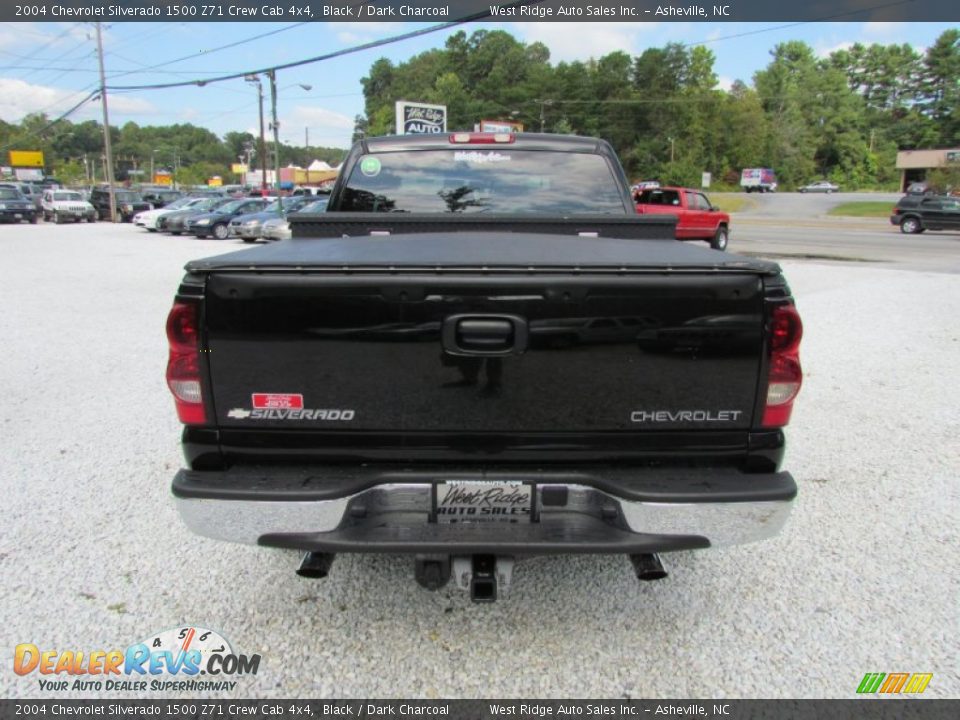 2004 Chevrolet Silverado 1500 Z71 Crew Cab 4x4 Black / Dark Charcoal Photo #6