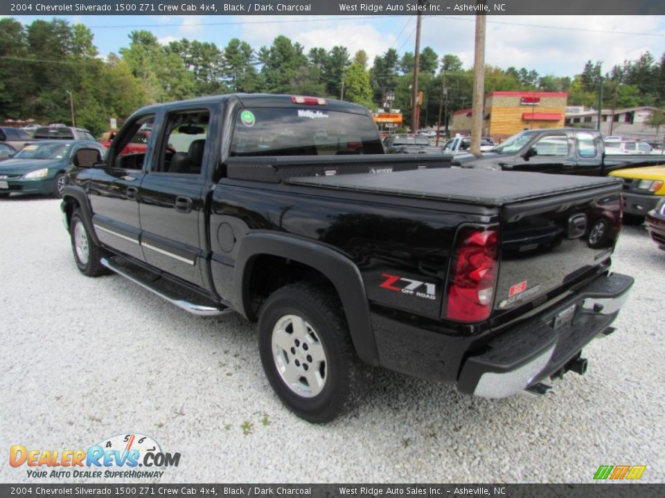 2004 Chevrolet Silverado 1500 Z71 Crew Cab 4x4 Black / Dark Charcoal Photo #7