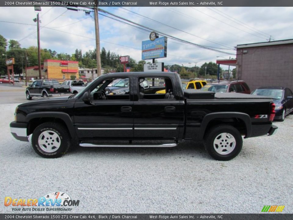2004 Chevrolet Silverado 1500 Z71 Crew Cab 4x4 Black / Dark Charcoal Photo #9
