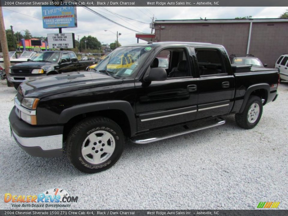 2004 Chevrolet Silverado 1500 Z71 Crew Cab 4x4 Black / Dark Charcoal Photo #10