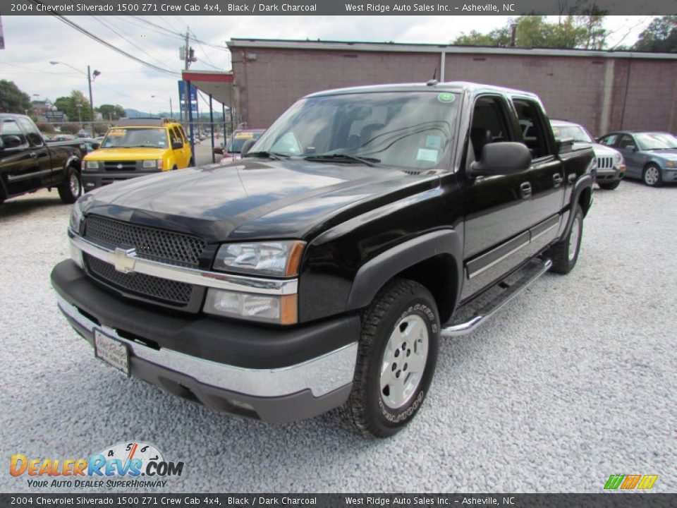 2004 Chevrolet Silverado 1500 Z71 Crew Cab 4x4 Black / Dark Charcoal Photo #11